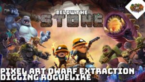 Pixel art character digging underground in A Game About Digging a Hole indie game screenshot