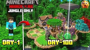 Early wooden shelter built in Minecraft Hardcore 100 Days survival
