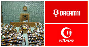 Indian Parliament passing bill on banned fantasy games in India