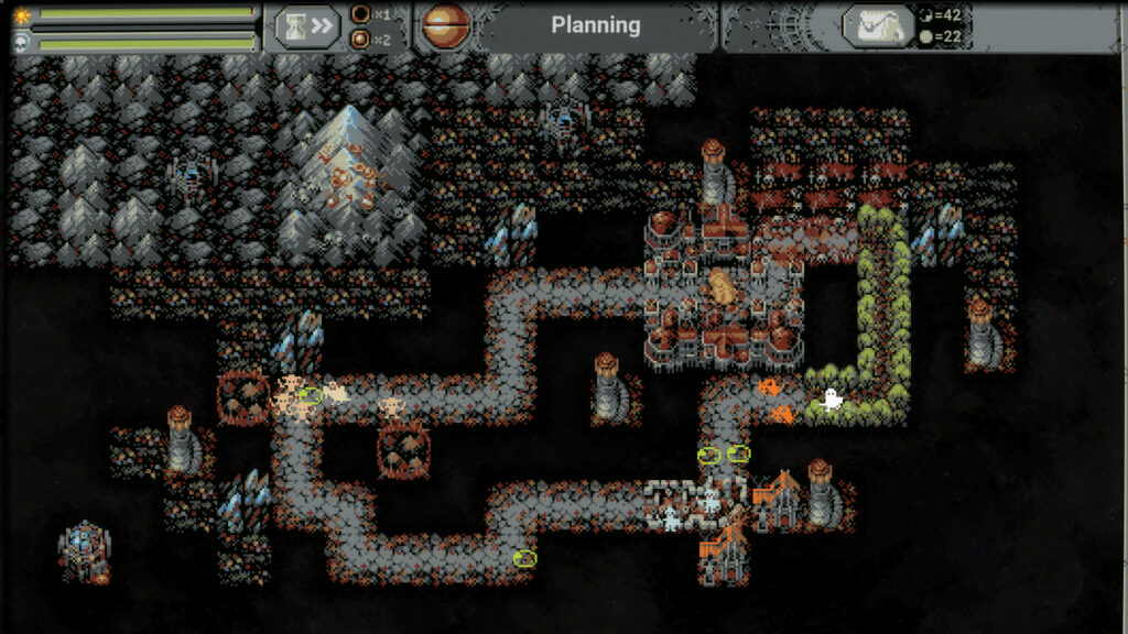 Loop Hero roguelike mechanics deck placement